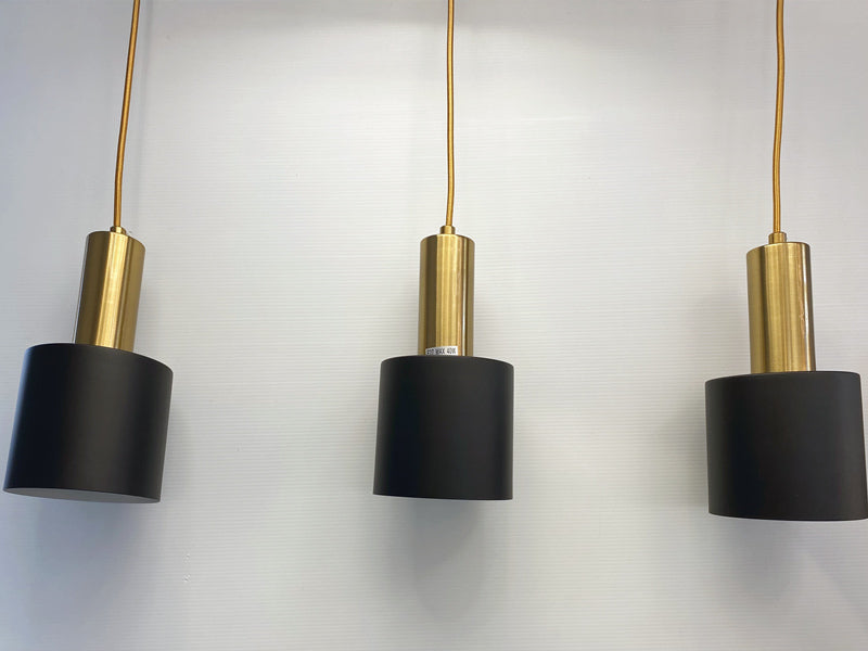 Black Pendant Light P187-72cm - Galaxy Lighting NZ