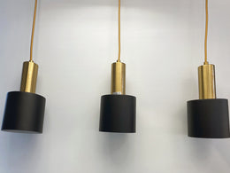 Black Pendant Light P187-72cm - Galaxy Lighting NZ