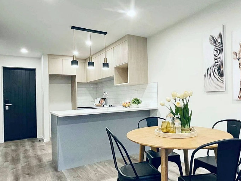 Black Pendant Light P187-72cm - Galaxy Lighting NZ