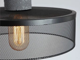 Concrete Pendant Light P191 - Galaxy Lighting NZ