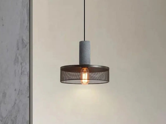 Concrete Pendant Light P191 - Galaxy Lighting NZ