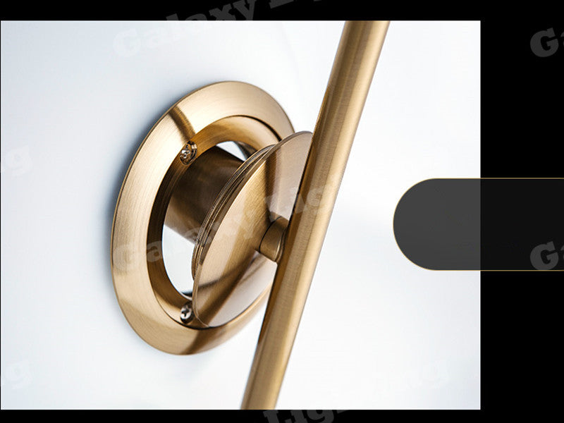 Gold Metal With Frosted Glass Modern Kitchen/Bedside Pendant Light P192-Gold - Galaxy Lighting NZ