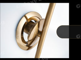 Gold Metal With Frosted Glass Modern Kitchen/Bedside Pendant Light P192-Gold - Galaxy Lighting NZ