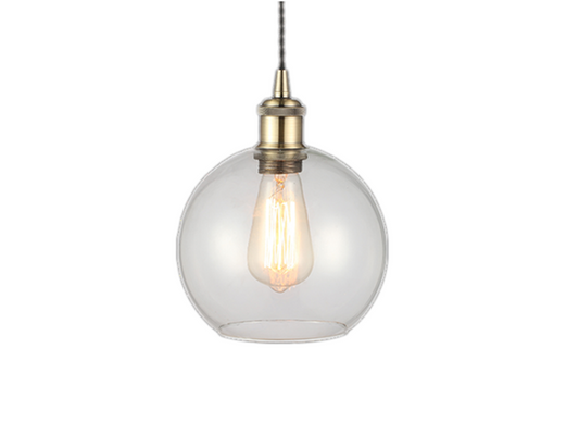Glass Pendant Light P193-20cm - Galaxy Lighting NZ