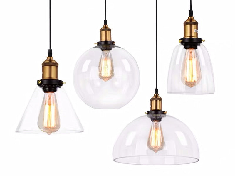 Glass Pendant Light P193-20cm - Galaxy Lighting NZ