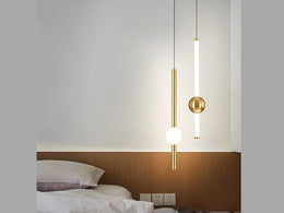 Slim Modern LED Pendant Bedside/Bathroom Feature Light P200 - Galaxy Lighting NZ
