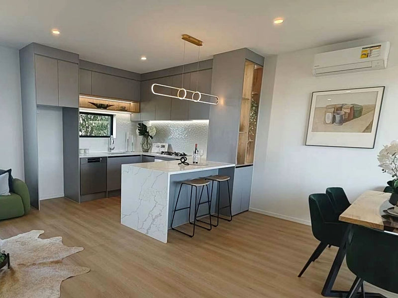 Gold Modern LED Bar Pendant Light P205-1.2M - Galaxy Lighting NZ