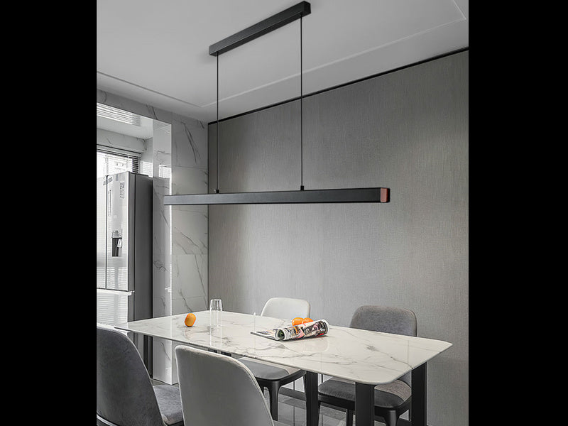 Modern Black LED Pendant Bar Light P212-1.5M - Galaxy Lighting NZ