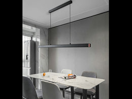 Modern Black LED Pendant Bar Light P212-1.5M - Galaxy Lighting NZ