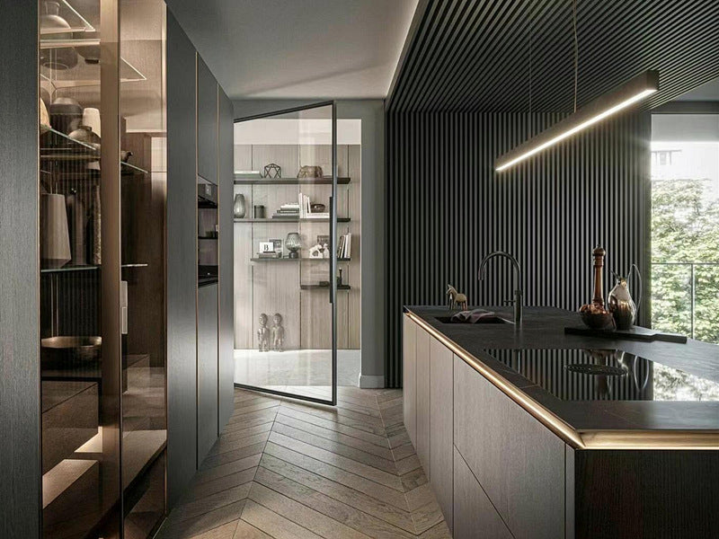 Modern Black LED Pendant Bar Light P212-1.5M - Galaxy Lighting NZ