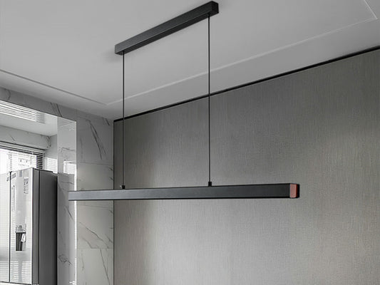 Modern Black LED Pendant Bar Light P212-1.5M - Galaxy Lighting NZ
