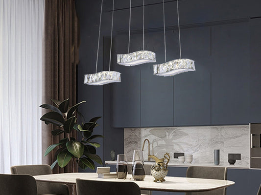 LED Color Change Pendant Light P213-70cm - Galaxy Lighting NZ
