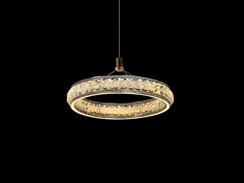 Luxury LED Crystal Pendant Light P219-30cm - Galaxy Lighting NZ