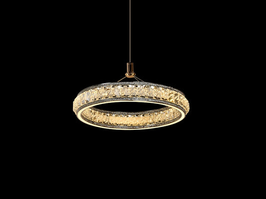 Luxury LED Crystal Pendant Light P219-30cm - Galaxy Lighting NZ