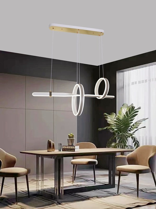 Grey Color LED Pendant Light P220-1m-4000k,White Color Base - Galaxy Lighting NZ