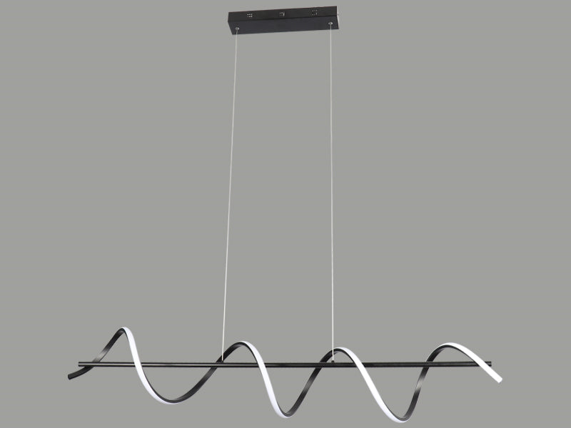 LED Pendant Light,Two Colours P223-Black-1.2M
