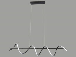 LED Pendant Light,Two Colours P223-Black-1.2M