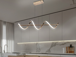LED Pendant Light,Two Colours P223-Black-1.2M - Galaxy Lighting NZ