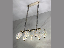 Luxury LED Crystal Pendant Light P227-1M - Galaxy Lighting NZ