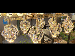 Luxury LED Crystal Pendant Light P227-1M - Galaxy Lighting NZ