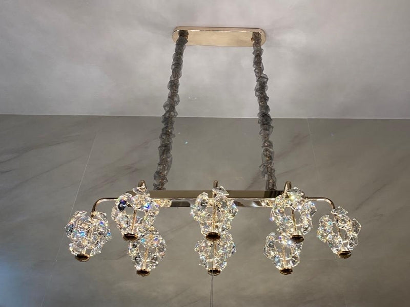 Luxury LED Crystal Pendant Light P227-1M - Galaxy Lighting NZ