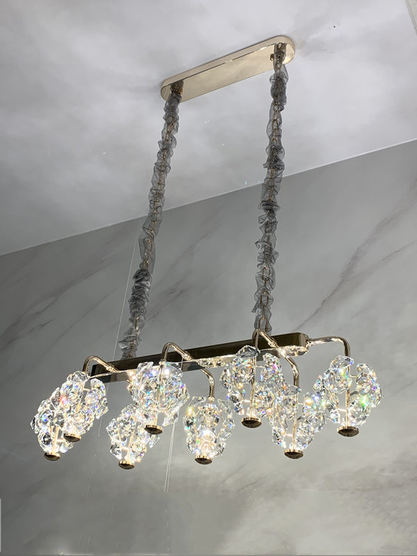 Luxury LED Crystal Pendant Light P227-1M - Galaxy Lighting NZ