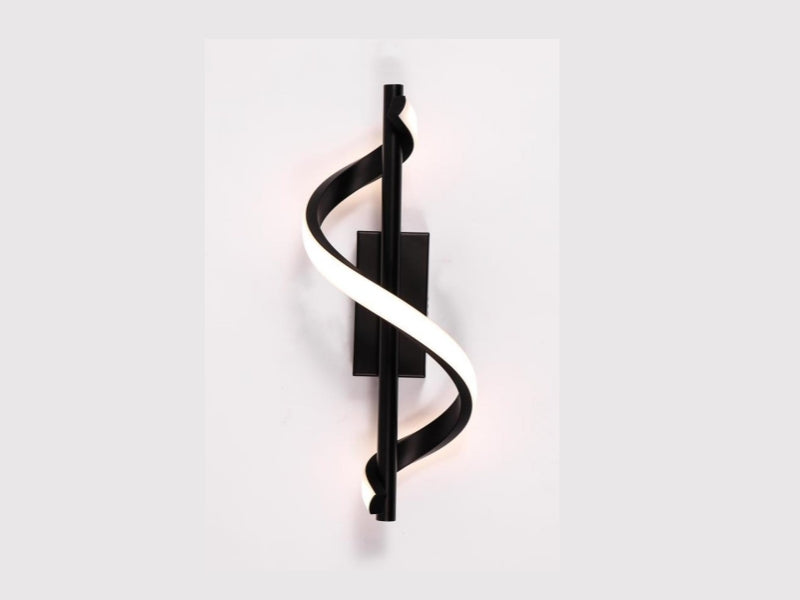 Black Modern Design LED Wall Light W128-B - Galaxy Lighting NZ