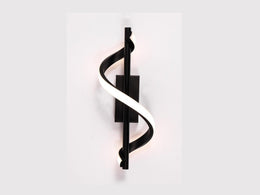 Black Modern Design LED Wall Light W128-B - Galaxy Lighting NZ