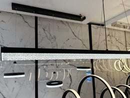 Black Color Modern Design LED Pendant Light P233-1.2M - Galaxy Lighting NZ