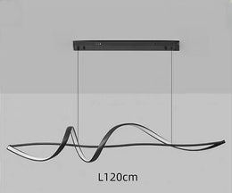 Black Color LED Pendant Light P239-1.2M,Two Colors - Galaxy Lighting NZ
