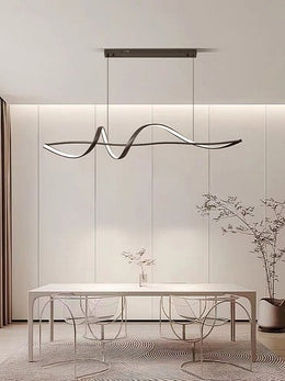 Black Color LED Pendant Light P239-1.2M,Two Colors - Galaxy Lighting NZ
