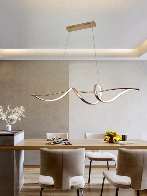 Black Color LED Pendant Light P239-1.2M,Two Colors - Galaxy Lighting NZ