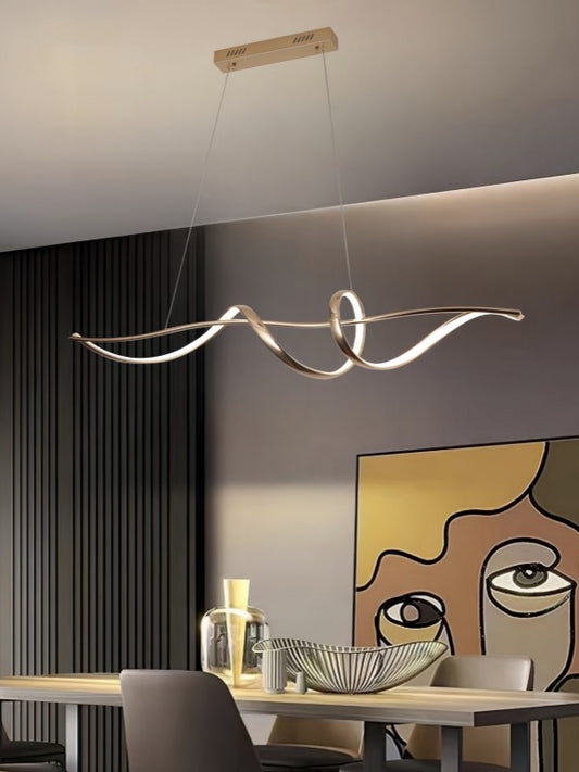 Gold Color LED Pendant Light P239-1.2M,Two Colors - Galaxy Lighting NZ