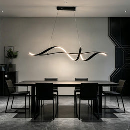 Glossy Black LED Pendant Light P239-1.2M,Three Colors