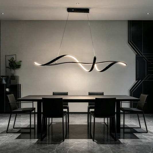 Glossy Black LED Pendant Light P239-1.2M,Three Colors