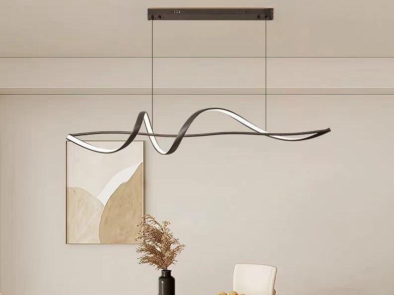 Black Color LED Pendant Light P239-1.2M,Two Colors - Galaxy Lighting NZ