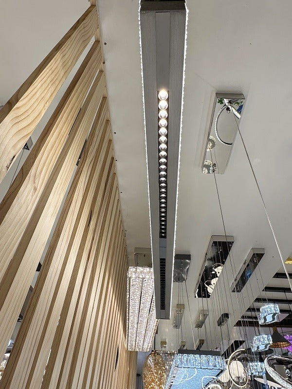 Grey Color LED Pendant Kitchen Light With Remote Control P243-1.2M - Galaxy Lighting NZ