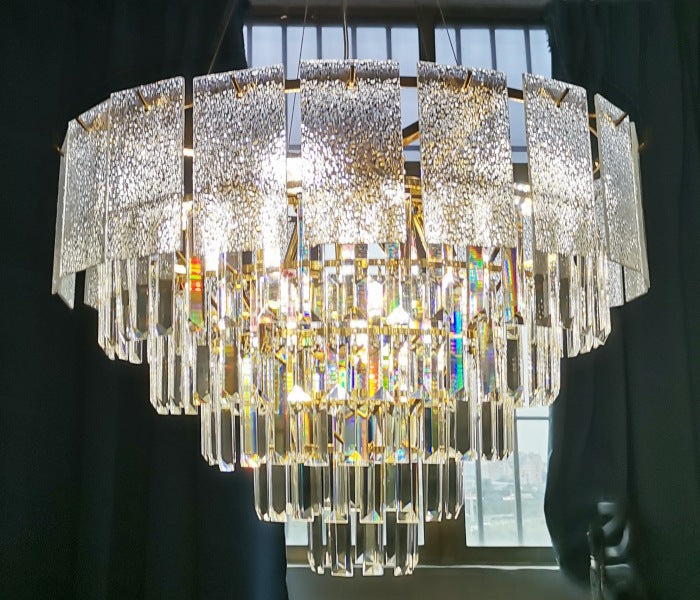 Luxury Unique Design Crystal Chandelier P305-60cm - Galaxy Lighting NZ