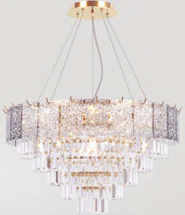 Luxury Unique Design Crystal Chandelier P305-60cm - Galaxy Lighting NZ