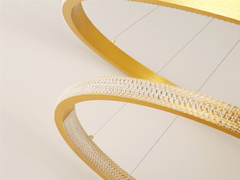 Gold Color Modern LED Pendant Light P307-Gold - Galaxy Lighting NZ