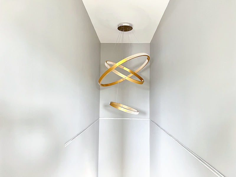 Gold Color Modern LED Pendant Light P307-Gold - Galaxy Lighting NZ