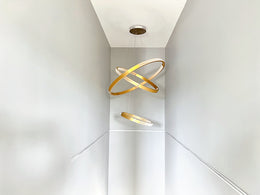 Gold Color Modern LED Pendant Light P307-Gold - Galaxy Lighting NZ