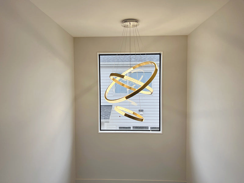 Gold Color Modern LED Pendant Light P307-Gold - Galaxy Lighting NZ