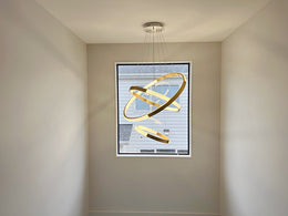 Gold Color Modern LED Pendant Light P307-Gold - Galaxy Lighting NZ