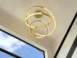 Gold Color Modern LED Pendant Light P307-Gold - Galaxy Lighting NZ