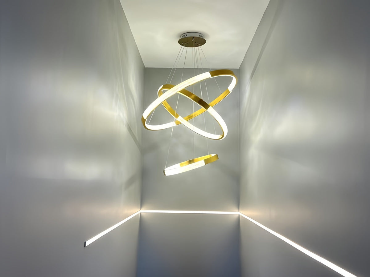 Gold Color Modern LED Pendant Light P307-Gold