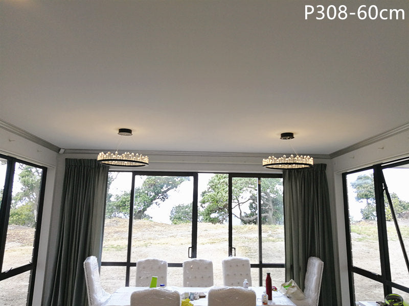 LED Pendant Light, Two Sizes P308-B-60cm - Galaxy Lighting NZ