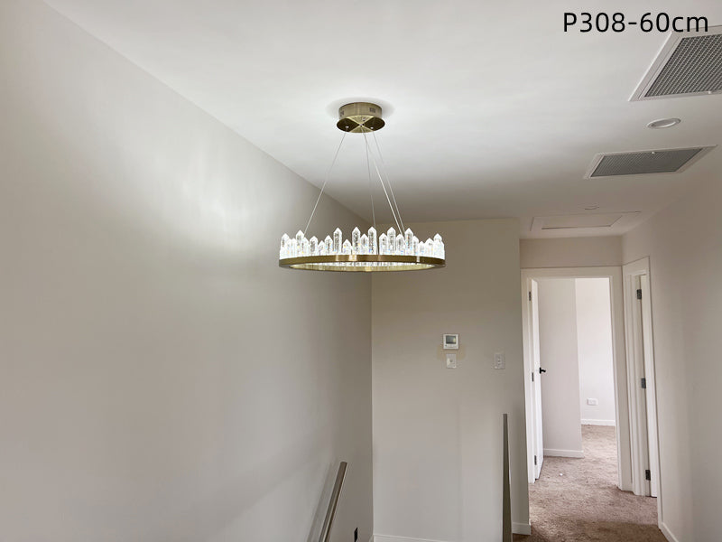 LED Pendant Light P308-Bronze-80cm ，Two Sizes - Galaxy Lighting NZ