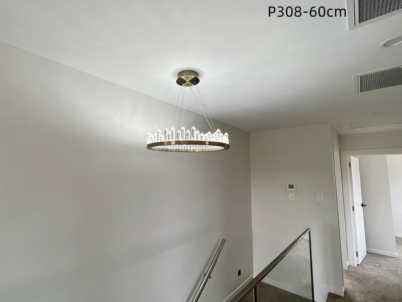 LED Pendant Light P308-Bronze-80cm ，Two Sizes - Galaxy Lighting NZ