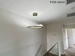 LED Pendant Light P308-Bronze-80cm ，Two Sizes - Galaxy Lighting NZ